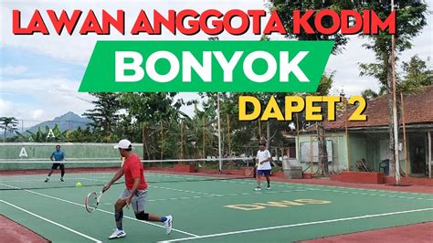 FUN TENNIS DI KOTA TRENGGALEK LAPANGAN KODIM TETAP SEMANGAT TENIS