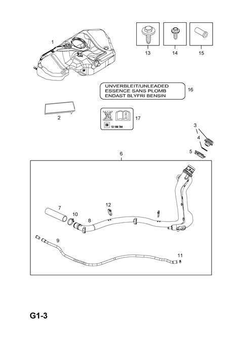 Opel Astra H Fuel Tank Contd Epc Online Webautocats