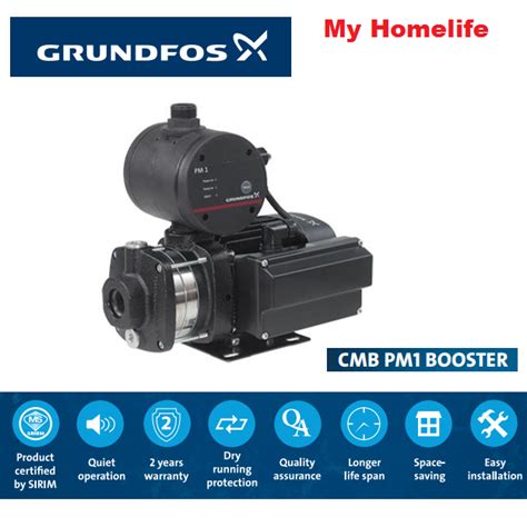 GRUNDFOS CMB PM1 SERIES BOOSTERS CMB 3 37 CMB 3 46 WATER PRESSURE