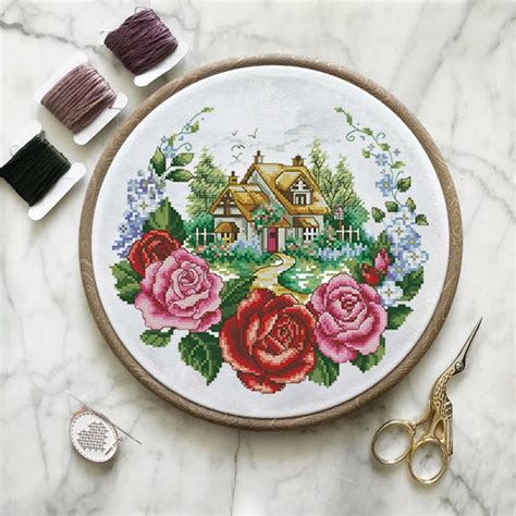 Victorian Dollhouse Cross Stitch Etsy