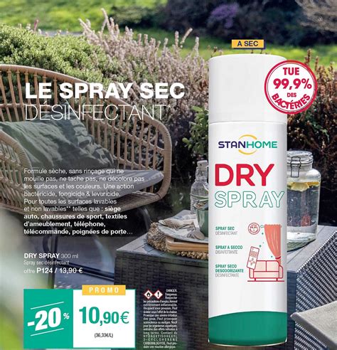 Promo Dry Spray Chez Stanhome