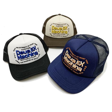 楽天市場デウスエクスマキナ DEUS EX MACHINA メッシュキャップ EXTREMITY TRUCKER CAP トラッカー