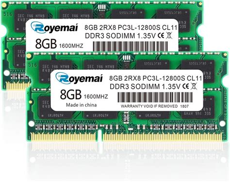 Jp 16gb Pc3l 12800s Ddr3l 1600 Ddr3 1600mhz So Dimm 8gb×2枚組