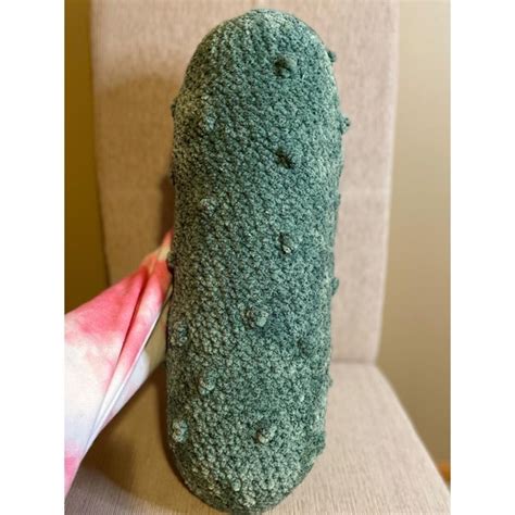 Crochet Jumbo Pickle Etsy