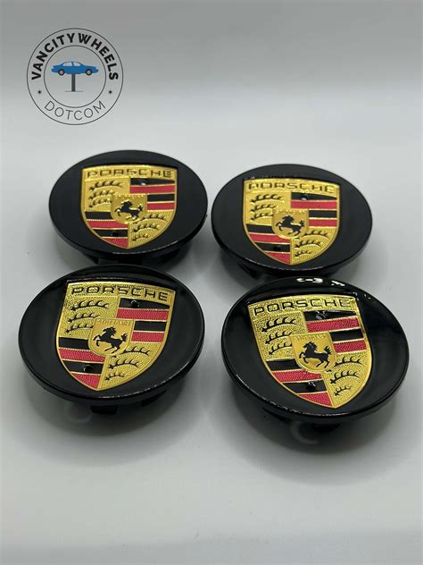 Porsche Wheel Center Caps For Macan Refurbished 65mm Set Etsy