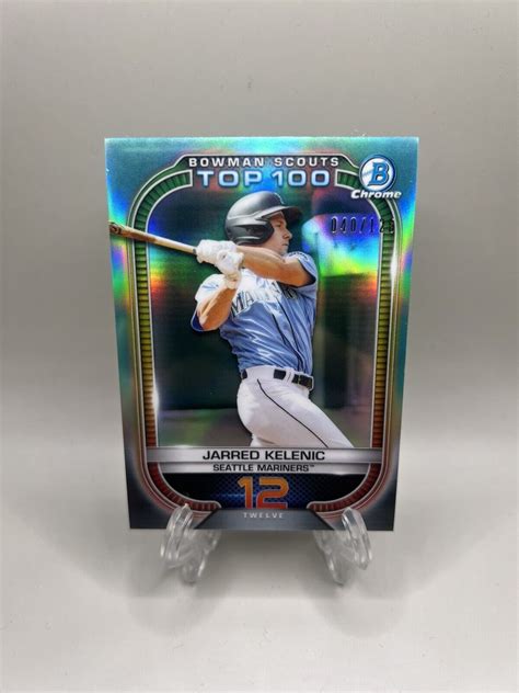 Bowman Chrome Btp Jarred Kelenic Top Aqua Refractor