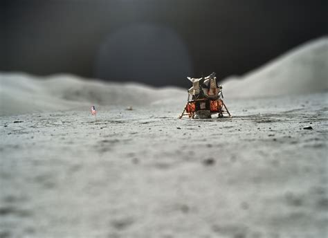 Apollo 17 Lunar Module "Challenger" on the Moon : tiltshift