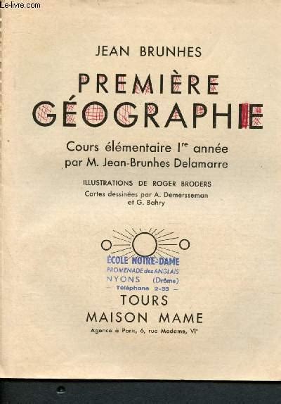 Premi Re G Ographie Cours L Mentaire Re Ann E By Delamarre Jean