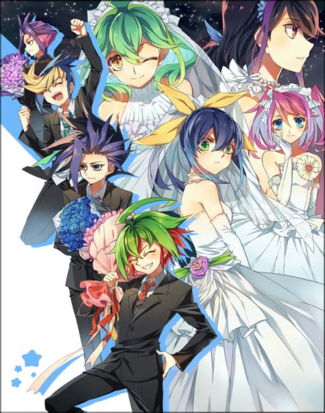 Safebooru 4boys 4girls Black Hair Blue Eyes Blue Flower Blue Hair Bouquet Brown Eyes Clenched