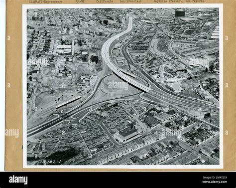 bayshore freeway original  aerial view showing bayshore