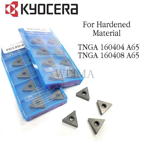 Kyocera Ceramic Lathe Tool Insert For Hardened Material Tnga