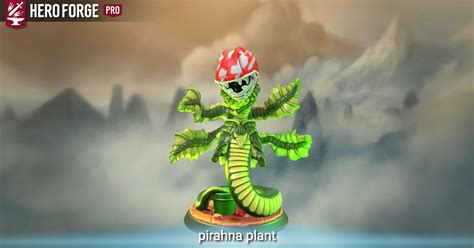 Pirahna Plant Made With Hero Forge