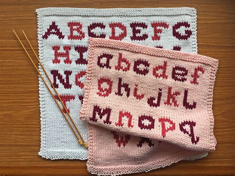 Ravelry The Alphabet Pattern By Sylvia Leake