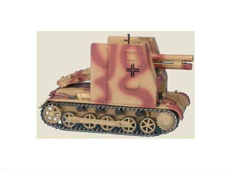 Modely tanků Sturmpanzer I Bison Master Fighter MF48568RU 15 cm sIG