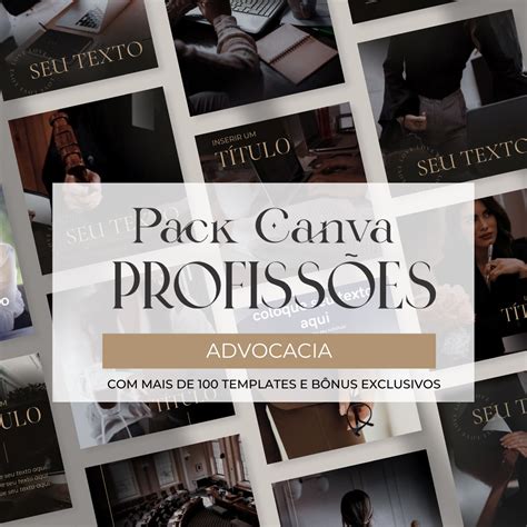 Advocacia Pack Canva Minimalista Camila Beckeer Hotmart