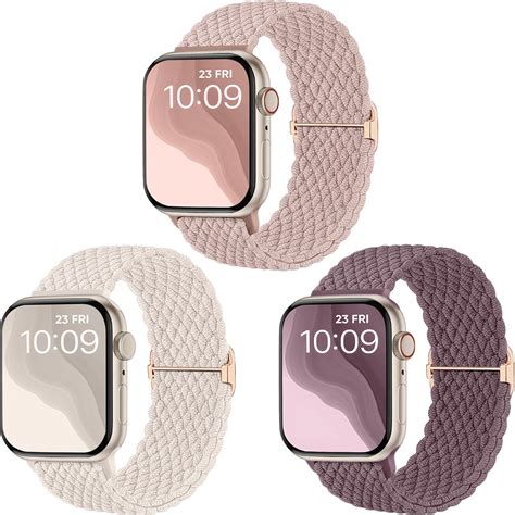 CemiKa Bracelets Tressé Compatibles avec Bracelet Apple Watch 40mm 38mm