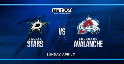 Stars Vs Avalanche Prediction Odds And Player Prop Pick April