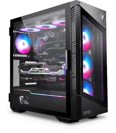 Msi Mpg Velox R Tempered Glass Atx Gaming Case Mid Tower Mpg