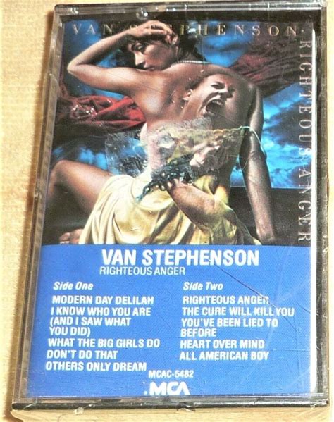 Still Sealed Cassette Tape Van Stephenson Righteous Anger 1984