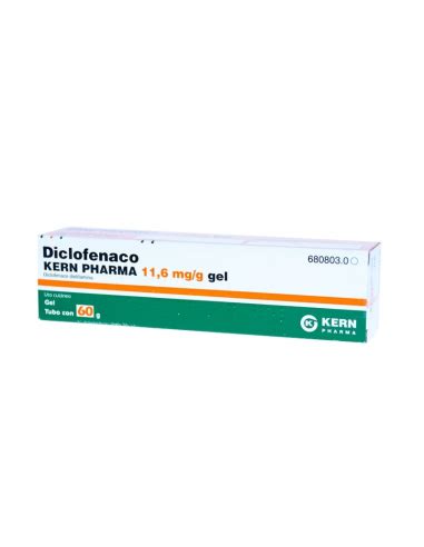 DICLOFENACO KERN PHARMA 11 6 MG G GEL TOPICO 100