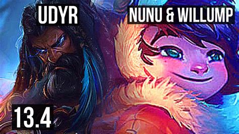 UDYR Vs NUNU WILLUMP JNG 6 0 5 67 Winrate Dominating EUW