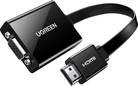 UGREEN HDMI To VGA 3 5mm Audio With Power Port Converter MM103