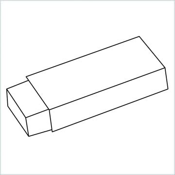 How To Draw An Eraser Step by Step - [5 Easy Phase]