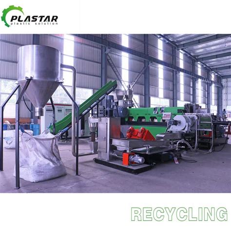 Waste Plastic Pellet Recycling Extruder Machine Plastic Pelletizer