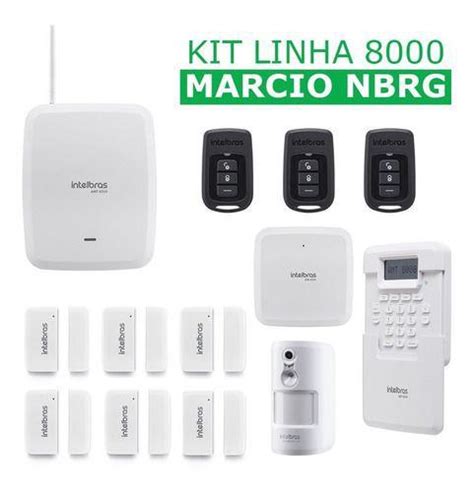 Kit Completo Central Alarme Intelbras Amt X Sensores Alarme