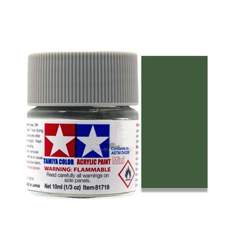 Tamiya Mini Acrylic Paints 81767 XF 67 NATO Green