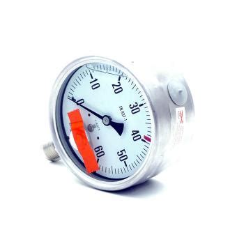 Maschinenteil24 BOURDON HAENNI Pressure Vacuum Gauge Buy Online