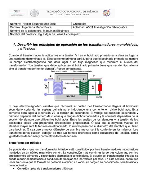 Actividad 5 C1 Fullashede Documento De Calculos De Maquinas Eléctricas