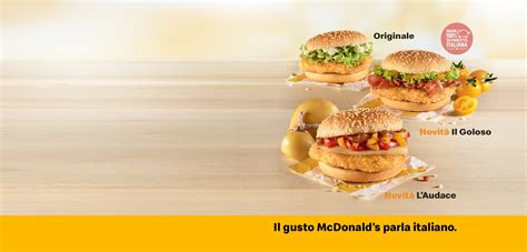 Benvenuto Su Mcdonalds Italia Mcdonalds Italia