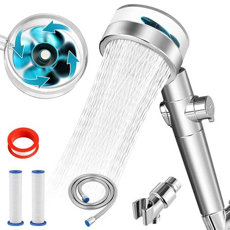 High Pressure Shower Heads Handheld Turbo Vortex Shower Head Propeller