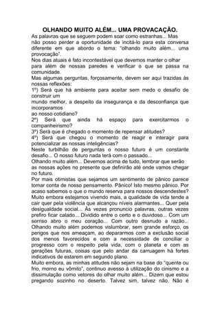 Muito além de uma provocação PDF