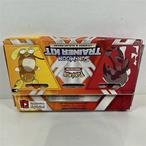 Pokémon Tcg Sun And Moon Trainer Kit Lycanroc And Alolan Raichu Card Game 820650802102 Ebay