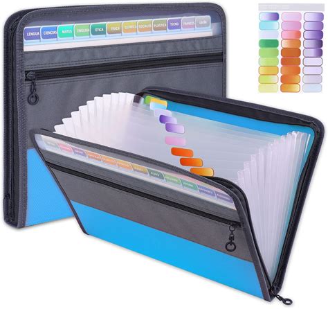 Amazon Megrez Expanding File Folder With Pockets A Paper