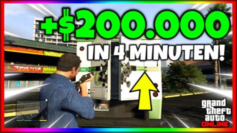 200 000 IN 4 MINUTEN GTA 5 SCHNELL GELD MACHEN FÜR ANFÄNGER