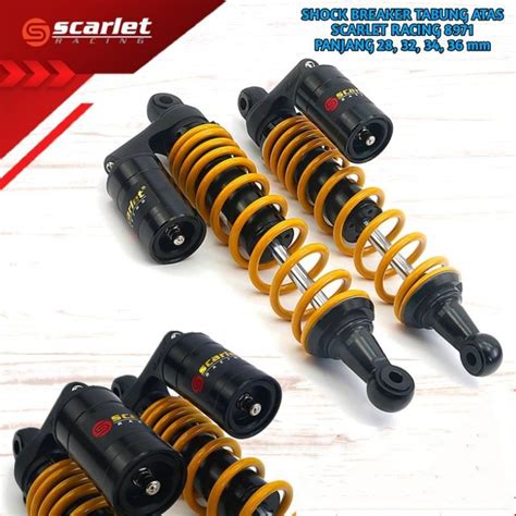 Jual Shock Tabung Atas Scarlet Racing Tersedia Ukuran Mm Mm