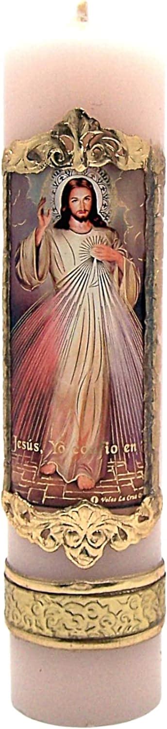 Amazon Vela Decorativa De La Divina Misericordia Vela Espiritual