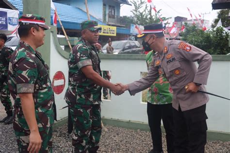 Kapolres Kapuas Hadiri Kunjungan Kerja Danrem 102 PJG Dalam Rangka KKN