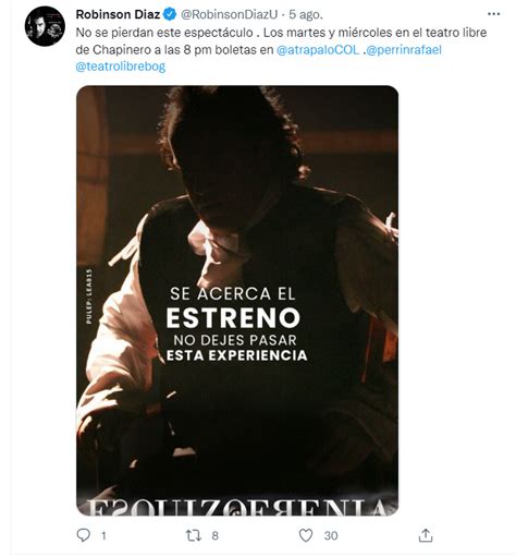 El Actor Rafael Perrín Se Toma Las Noches De Bogotá Con Una Función De Horror Infobae