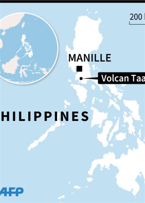 Philippines Risque D Ruption Explosive Du Volcan Taal Des Milliers