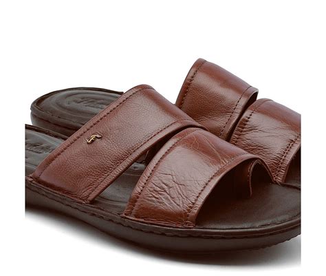 The Florish Tan Men Sandals Florsheim