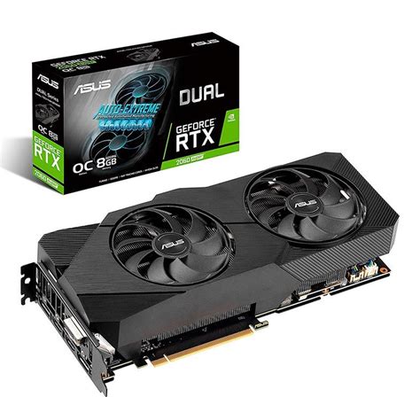 Placa De Video Asus Geforce Rtx 2060 Super 8gb Gddr6 Dual 256 Bit Dual Rtx2060s 8g Evo Pichau