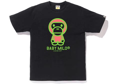 Bape Neon Baby Milo Tee Blackyellow メンズ Ss20 Jp