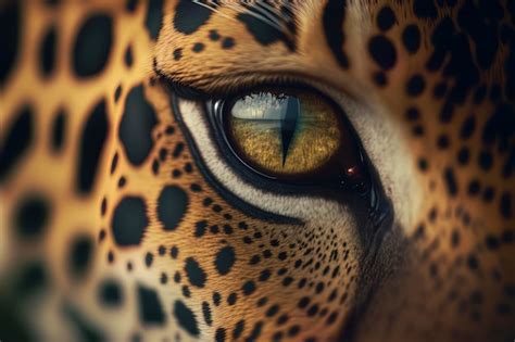 Premium Photo | Beautiful photo of a jaguar eye jaguar closeup