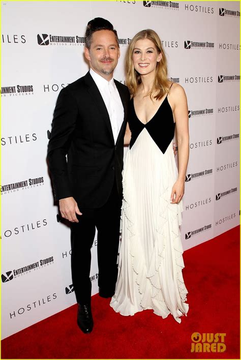 Rosamund Pike Christian Bale Premiere Hostiles In NYC Photo