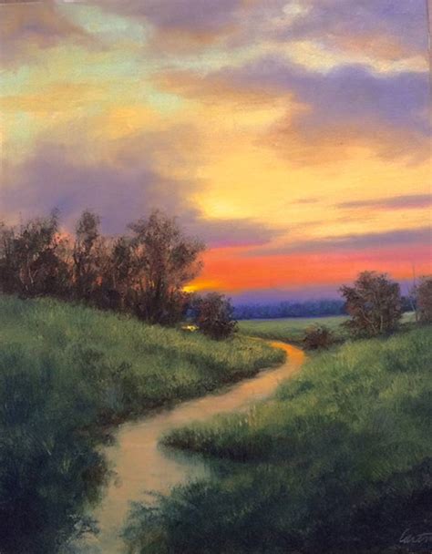 One Golden Hour Sunset Painting By Greg Cartmell Saatchi Art