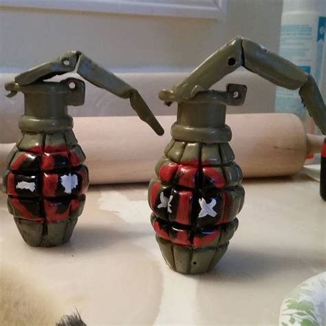 Skyler Ostler on Instagram: “Deadpool grenades are painted, I have to ...